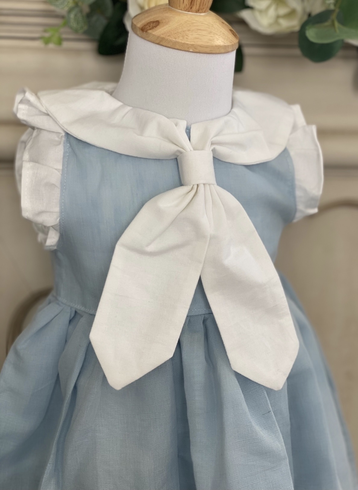 Blue Sailor Dress - My Pretty Little Lady